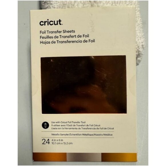 Cricut Foil Transfer Sheets Sampler | Metallic | 24 Count - Picture 1 of 4